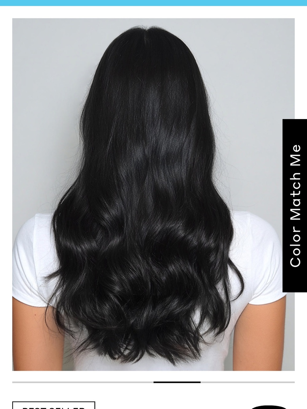 BELLAMI Jet Black 24” 260G Clip in Extensions